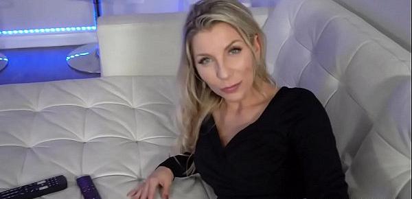  My hot stepmom Ashley Fires seduces me and takes my cock